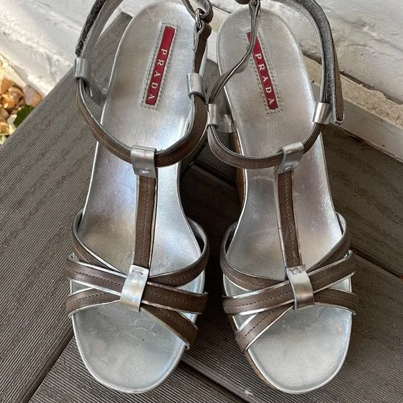 Prada wedges size 7.5 - Picture 10 of 12